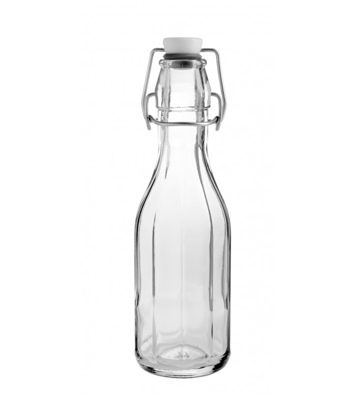 Arcoroc Pitchers Paneled Swing Top Bottle, 8.5 Ounce -- 24 per case.