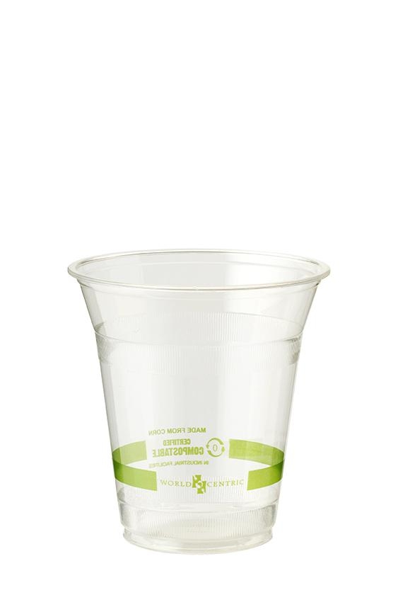 World Centric 12 Ounce Ingeo Compostable Clear Cup, 50 per pack -- 20 packs per case
