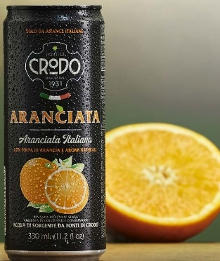 Fonti Di Crodo Sparkling Aranciata, 11.2 Fluid Ounce -- 24 per case