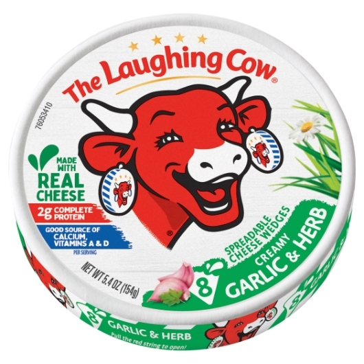 Laughing Cow Variety Spreadable Cheese Wedges - Shipper, 48 Count