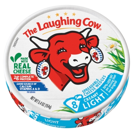 Laughing Cow 2 Variety Spreadable Cheese Wedges - Shipper, 48 count