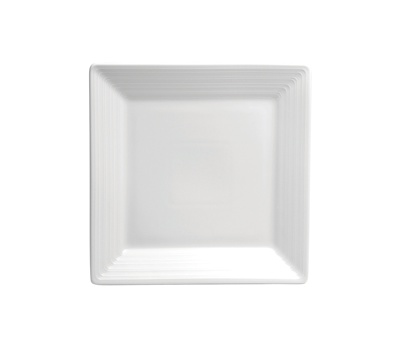 Oneida Sant Andrea Botticelli Undecorated Square Rim Plate, 8.5 inch Length -- 24 per case.