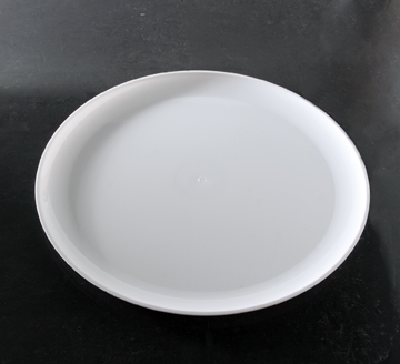 Party Tray Round White Tray, 18 inch -- 25 per case.
