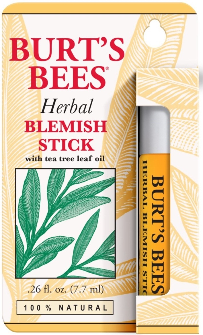 Burts Bees Tea Tree and Juniper Oil Herbal Blemish Stick, 0.26 Ounce -- 16 per case