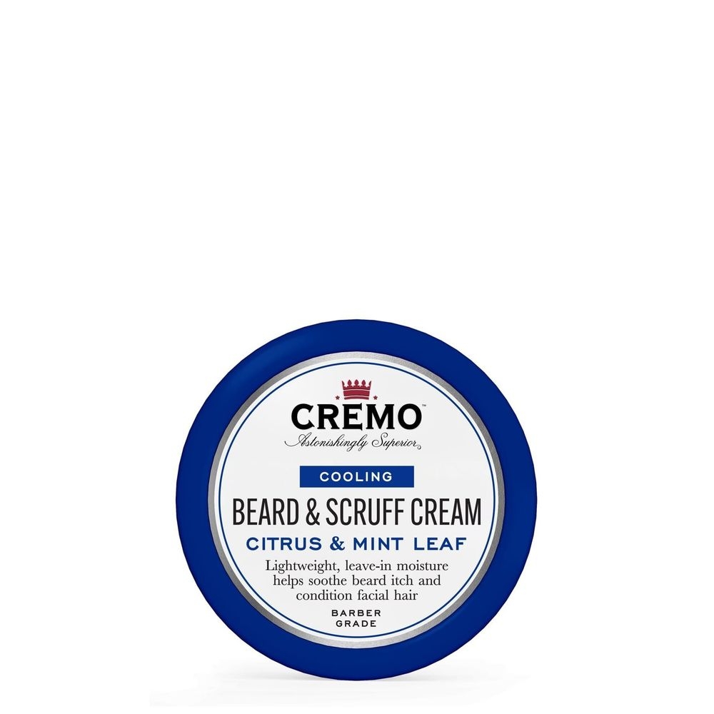 Cremo Cooling Citrus and Mint Leaf Beard and Scruff Cream, 4 Ounce -- 12 per case