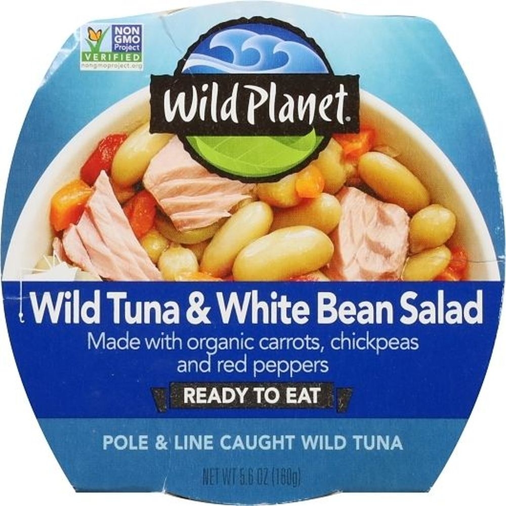 Wild Planet Foods Tuna and White Bean Salad, 5.6 Ounce - 9 per case