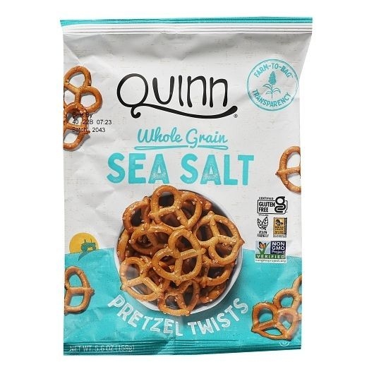 Quinn Classic Sea Salt Pretzel Twists, 5.6 Ounce -- 8 per case