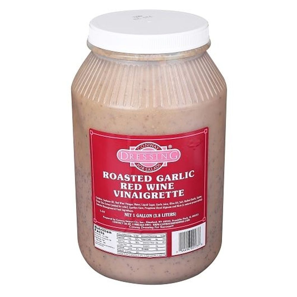 Conway Roasted Garlic Red Wine Vinaigrette, 4 Gallon
