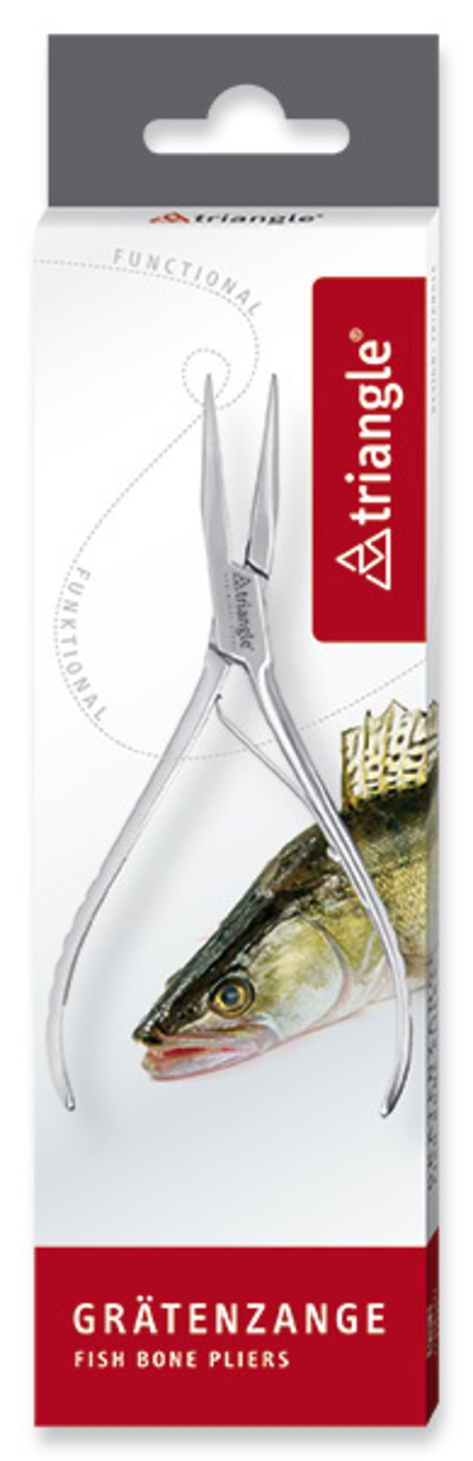 Triangle Stainless Steel Fish Plier, 7.9 x 2.4 x 0.6 inch