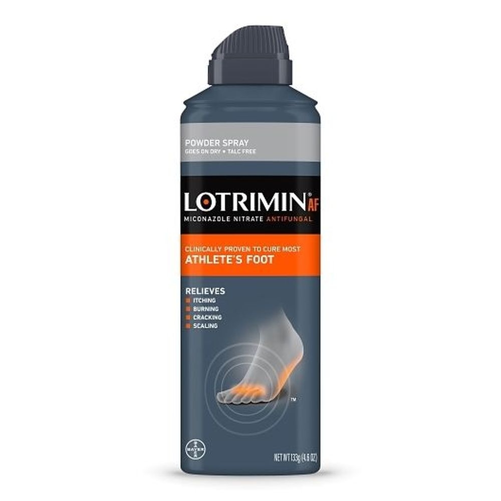 Lotrimin Athletes Foot Powder Spray, 4.6 Ounce - 36 per case