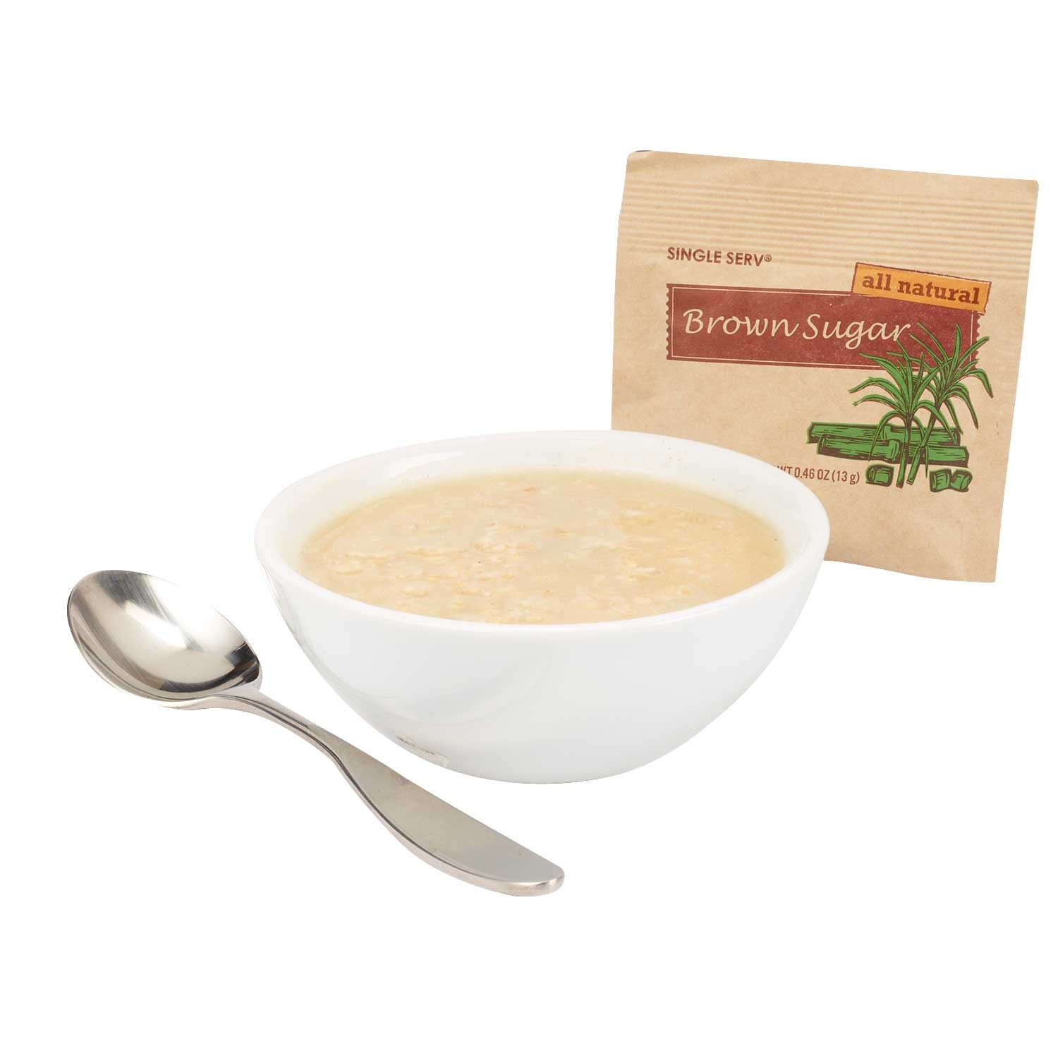 Single Serv Brown Sugar Packet, 13 Gram -- 96 per case.