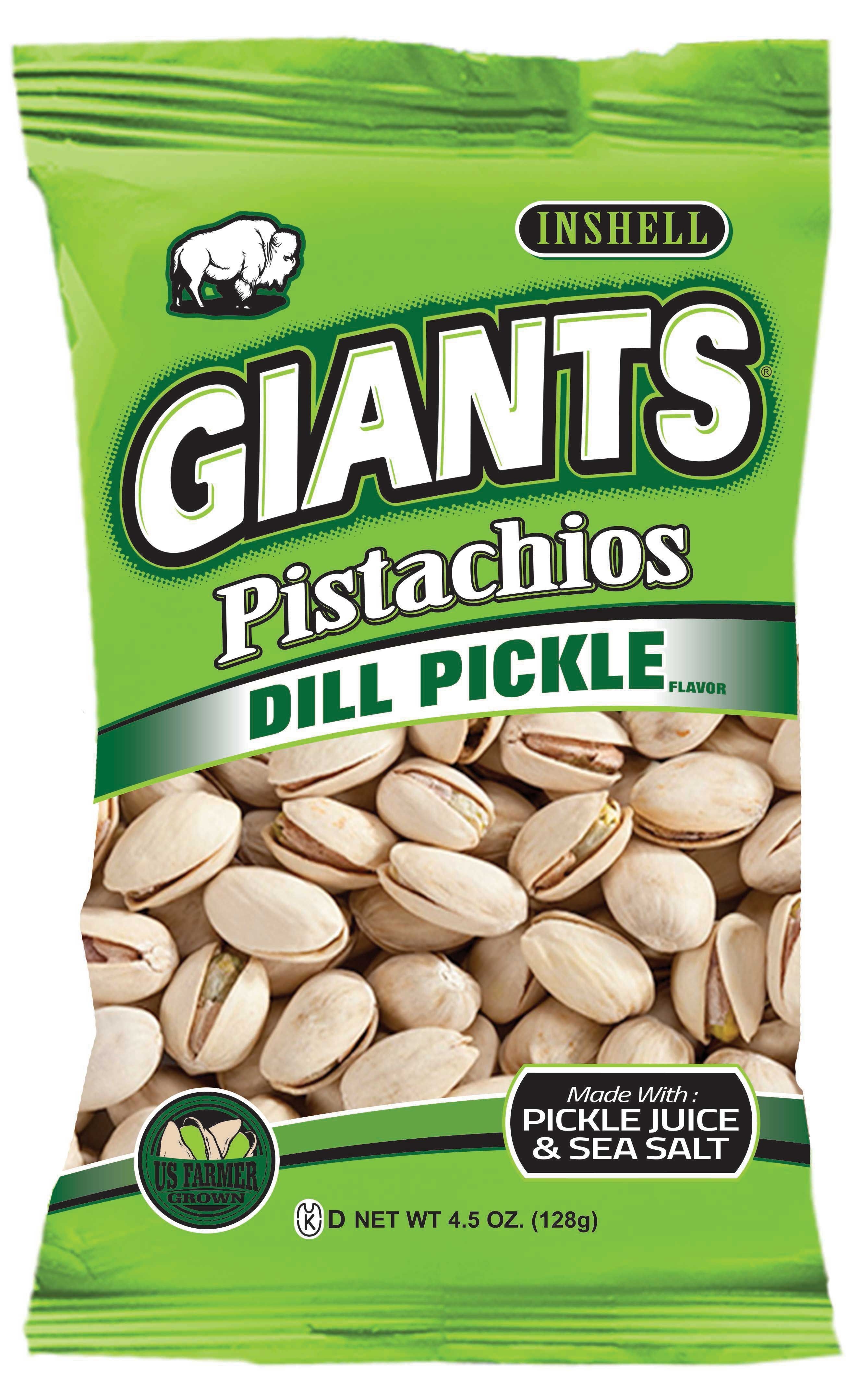 Giants Dill Pickle Pistachios, 4.5 Ounce -- 8 per case