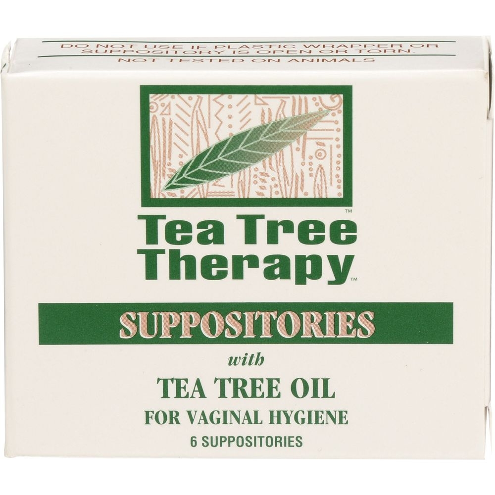 Tea Tree Therapy Suppositories with Tea Tree Oil, 6 count