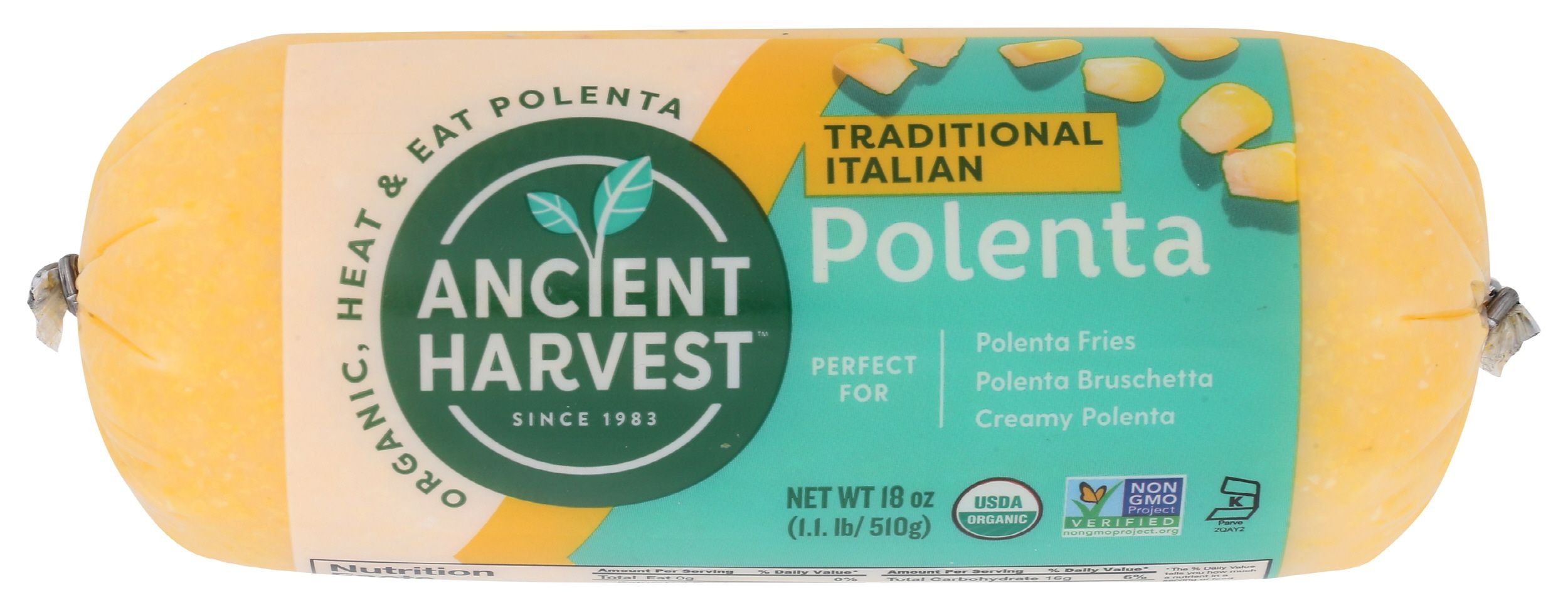 Ancient Harvest Organic Traditional Polenta, 18 Ounce -- 12 per case