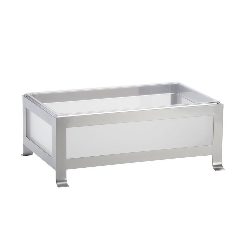 Cal-Mil Frost Soho Ice Housing with Clear Pan, 21 x 12 x 8.25 inch