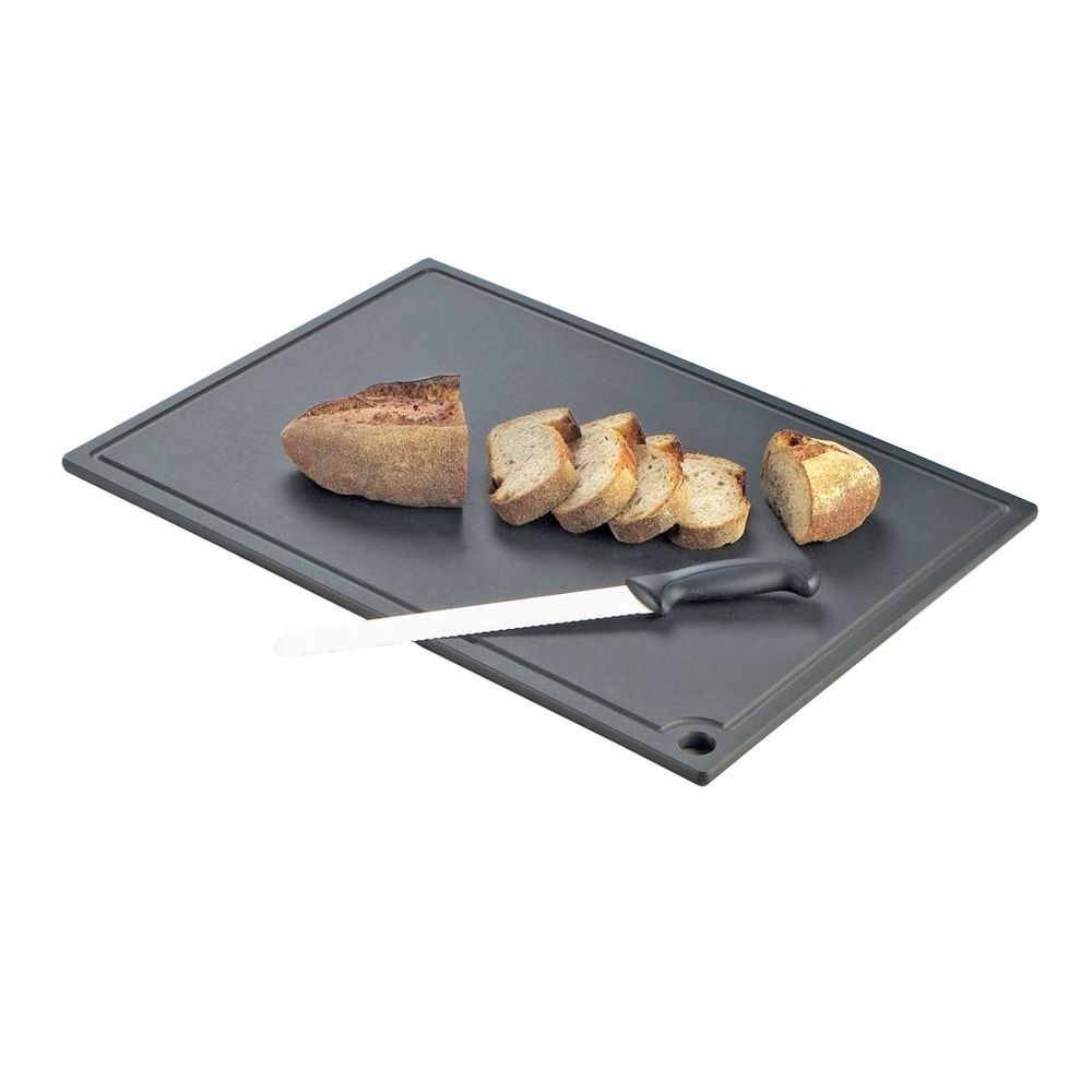 Cal-Mil Black Cutting Board, 12 x 18 x .5 inch