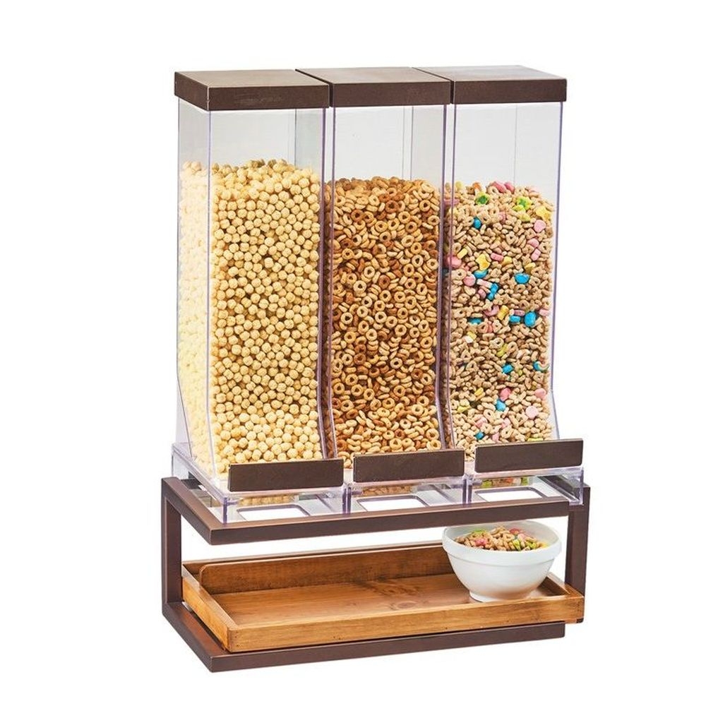 Cal-Mil Sierra 3 Cylinders Cereal Dispenser, 18 x 10 x 24 inch