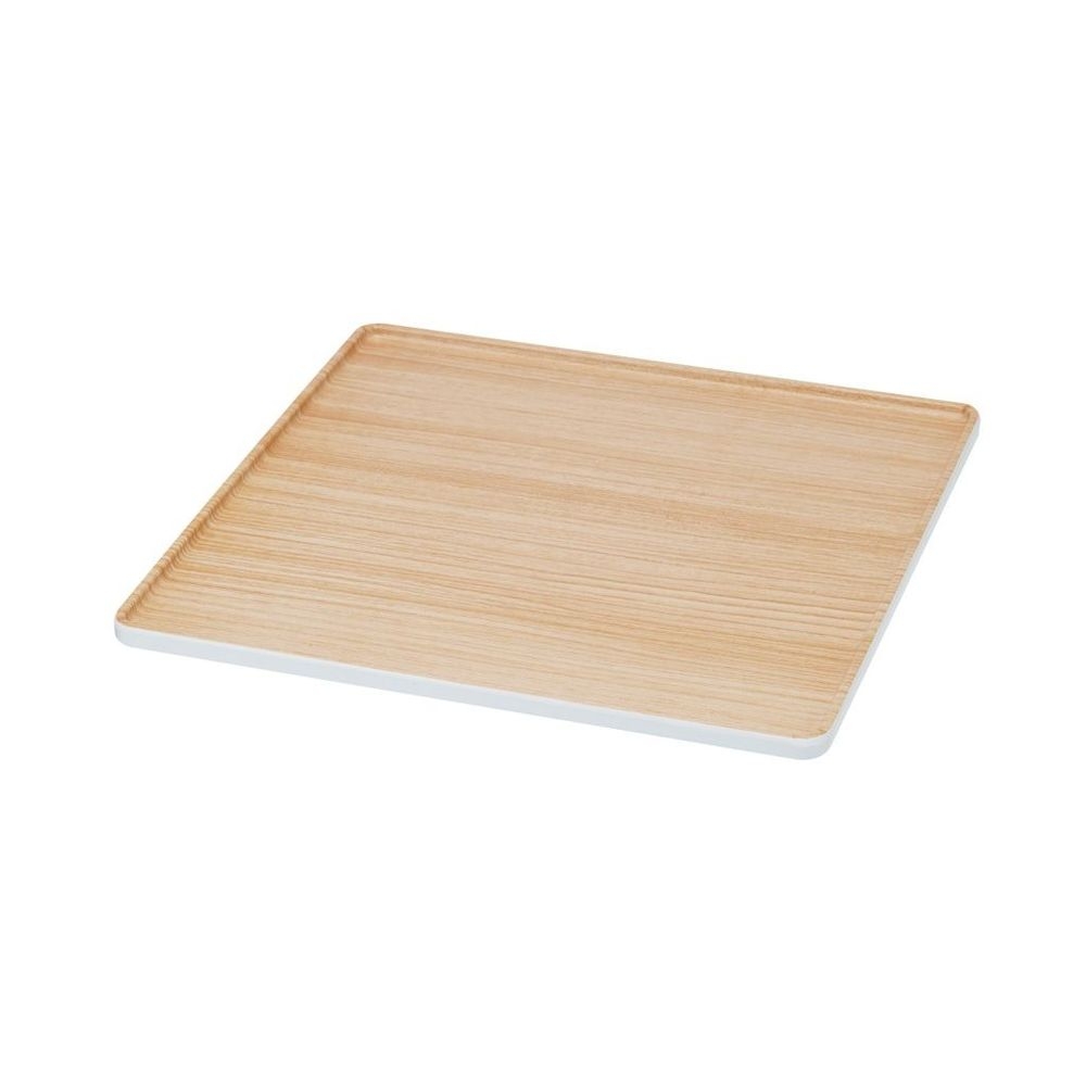Cal-Mil Natural Wood Melamine Bento Box Lid Only, 10 inch Width x 10 inch Depth x 0.5 inch Height