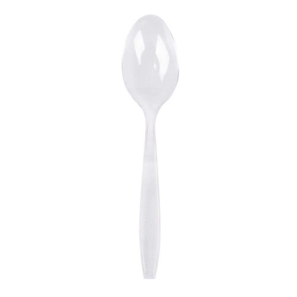 Bunzl Prime Source Heavy Weight Polystyrene Disposable White Teaspoon -- 1000 per case