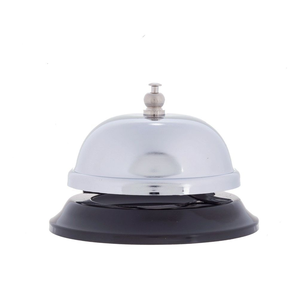 Tablecraft Chrome Plated Call Bell, 3.25 inch Dia. X 2.25 inch