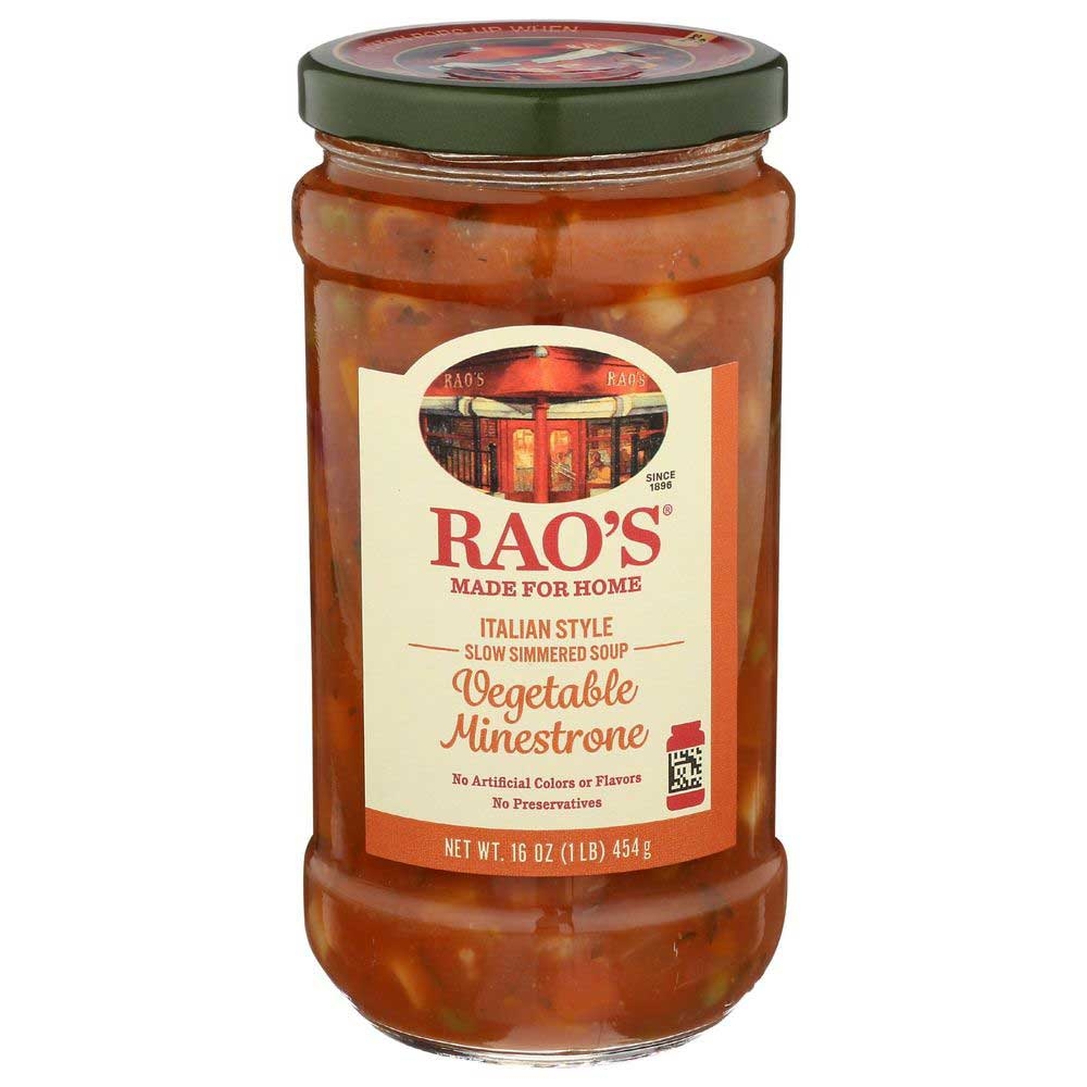 Raos Vegetable Minestrone Italian Style Slow Simmered Soup, 16 Ounce -- 6 per case