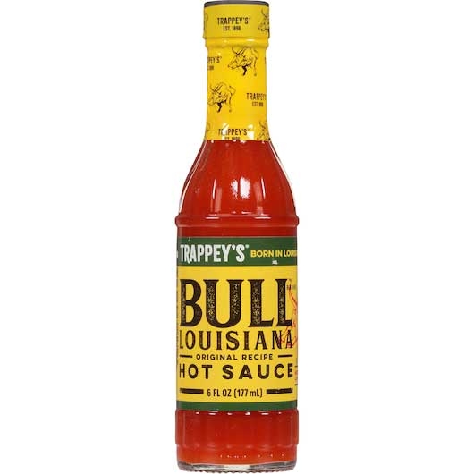 Bull Brand Louisiana Hot Sauce, 6 Ounce -- 24 per case.