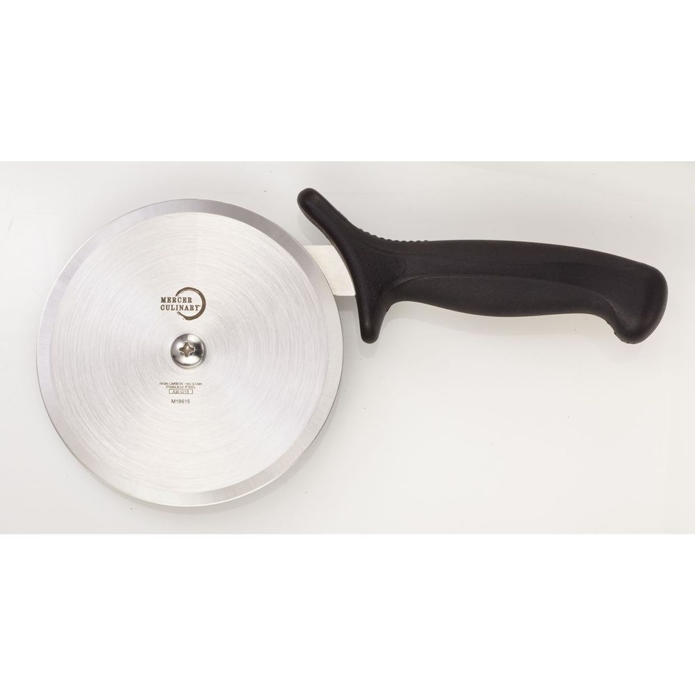 Mercer Culinary Millennia Pizza Cutter with Black Handle, 5 inch Wheel