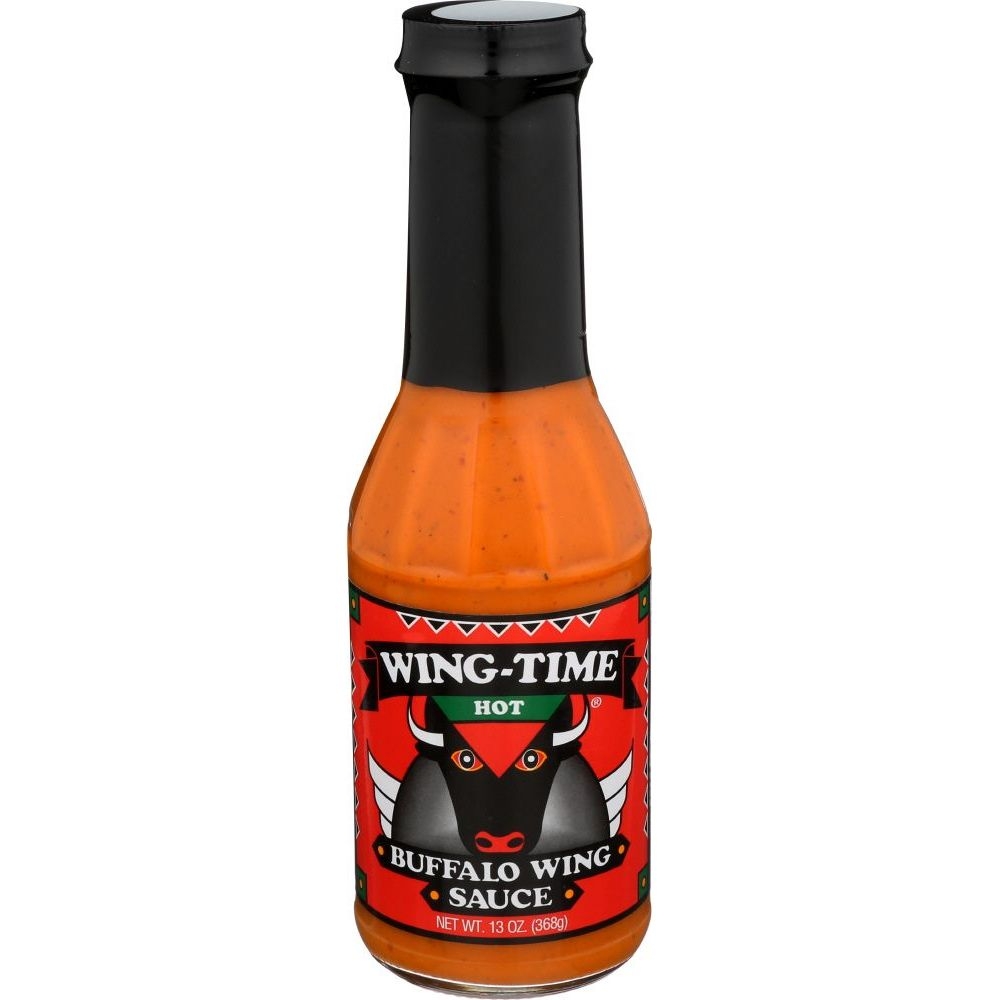 Wing Time Hot Buffalo Wing Sauce, 13 Ounce -- 6 per case