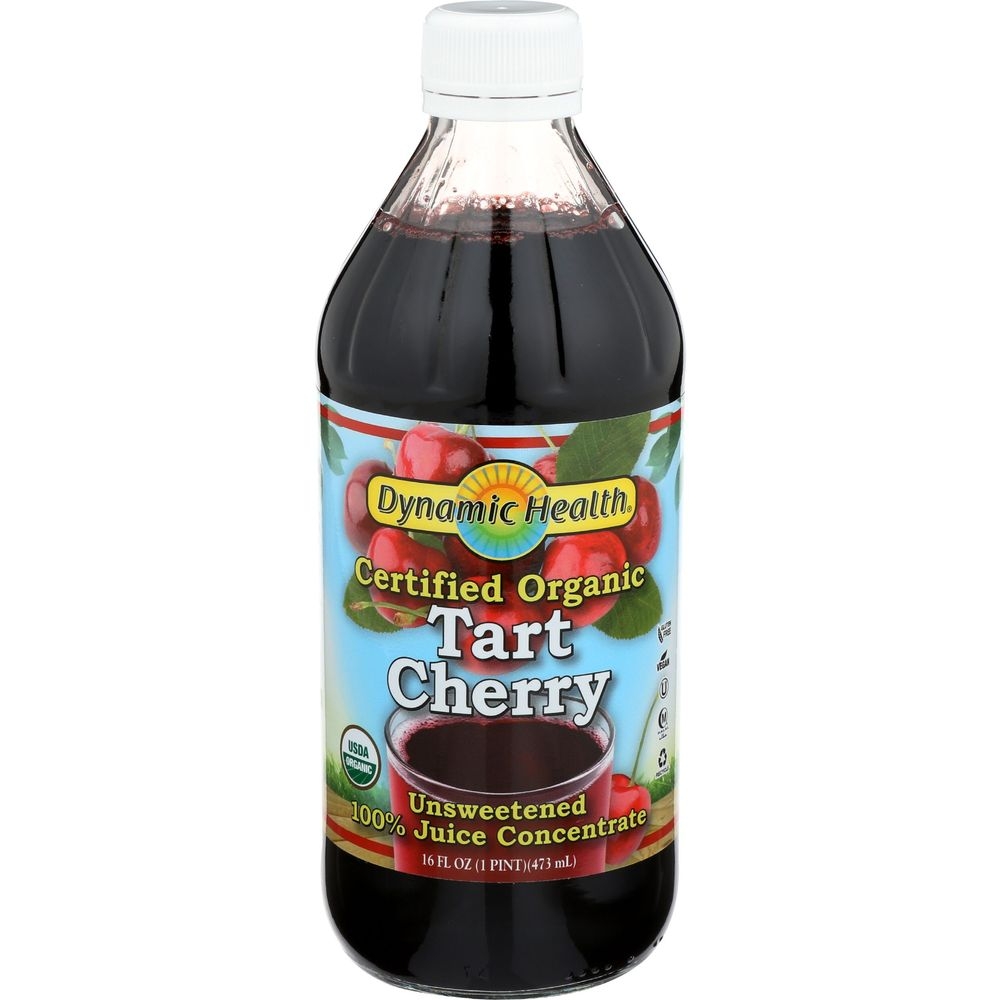 Dynamic Health Organic Tart Cherry Unsweetened Juice Concentrate, 16 Fluid Ounce