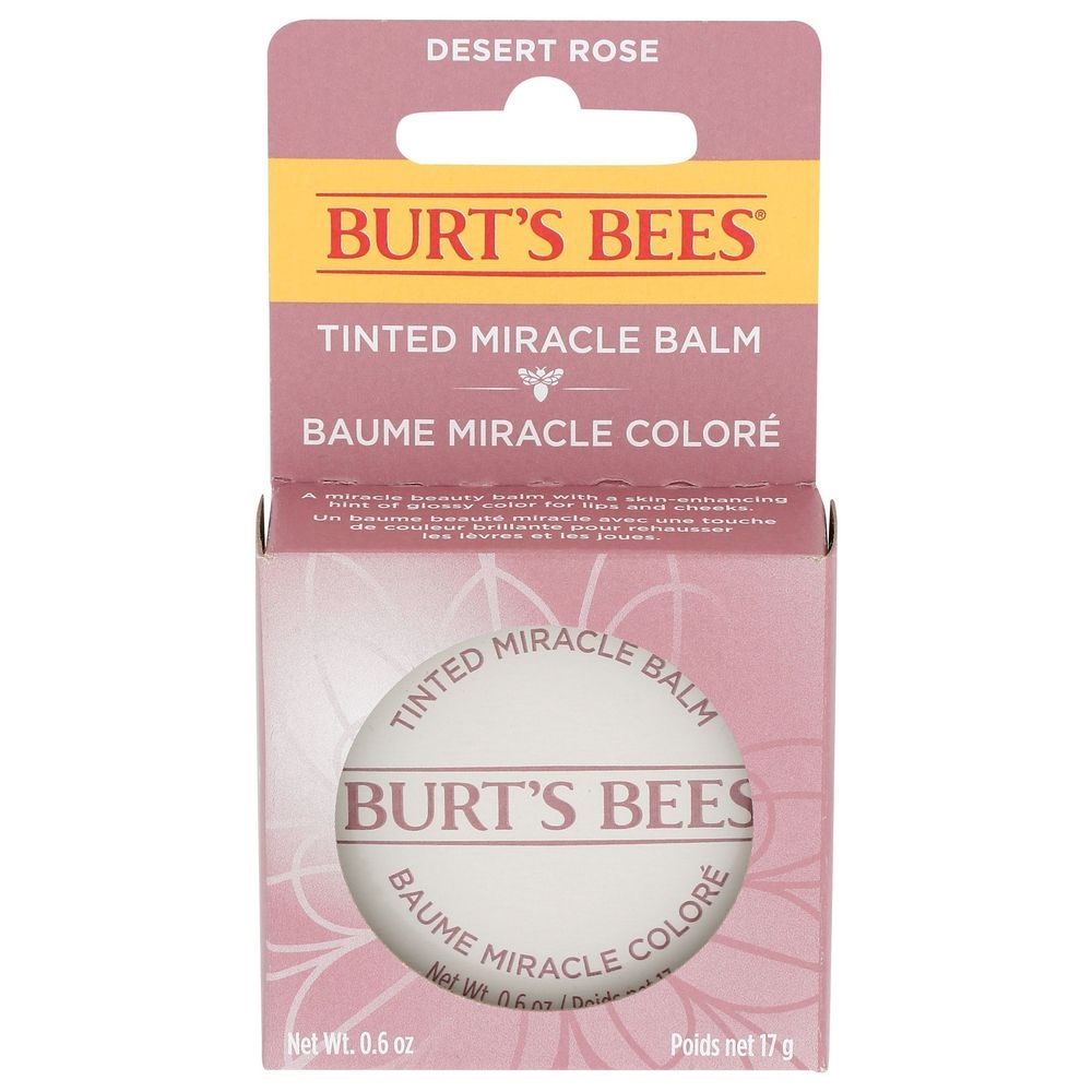 Burts Bees Desert Rose Tinted Miracle Balm , 0.6 Ounce -- 2 per case