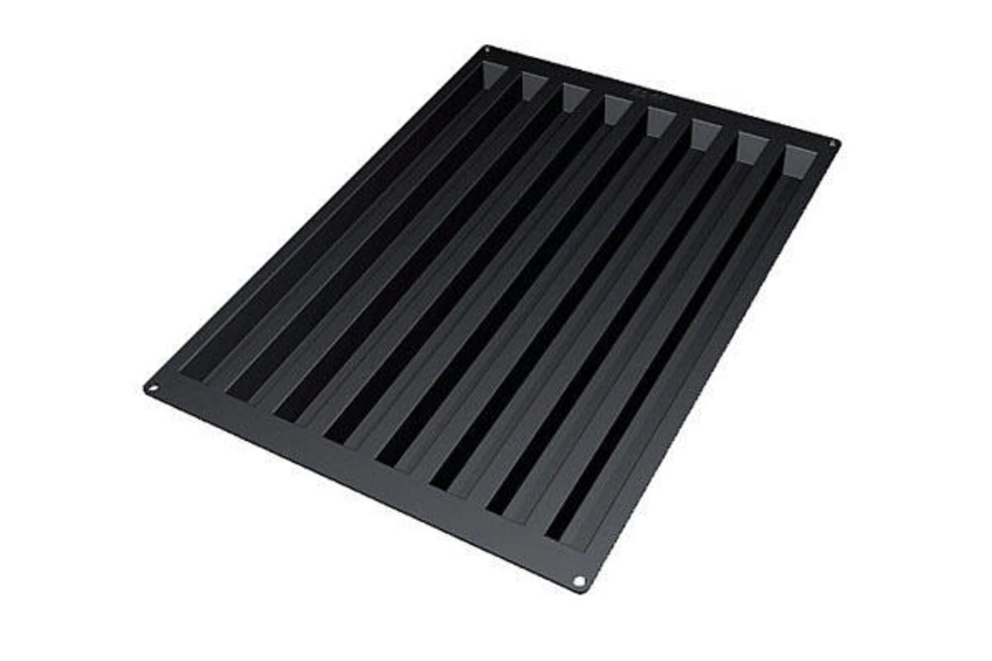 Silikomart Black Silicone 17 Cavities Tronco Mold, 24 x 16 x 1.5 inch