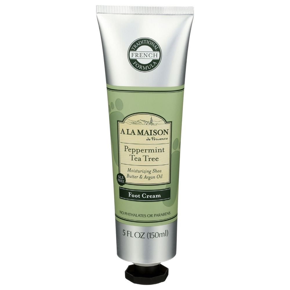 A La Maison Peppermint Tea Tree Foot Cream, 5 Fluid Ounce