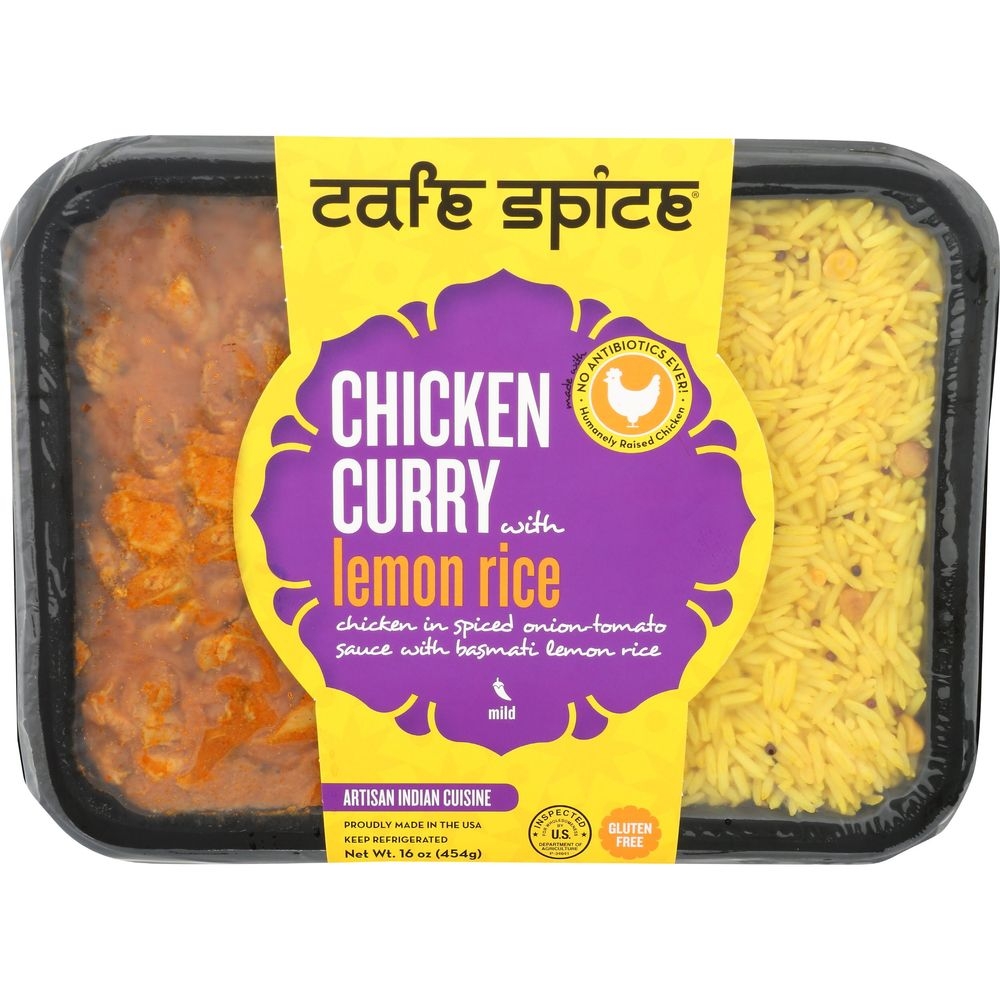 Cafe Spice Chicken Curry with Lemon Rice, 16 Ounce -- 6 per case