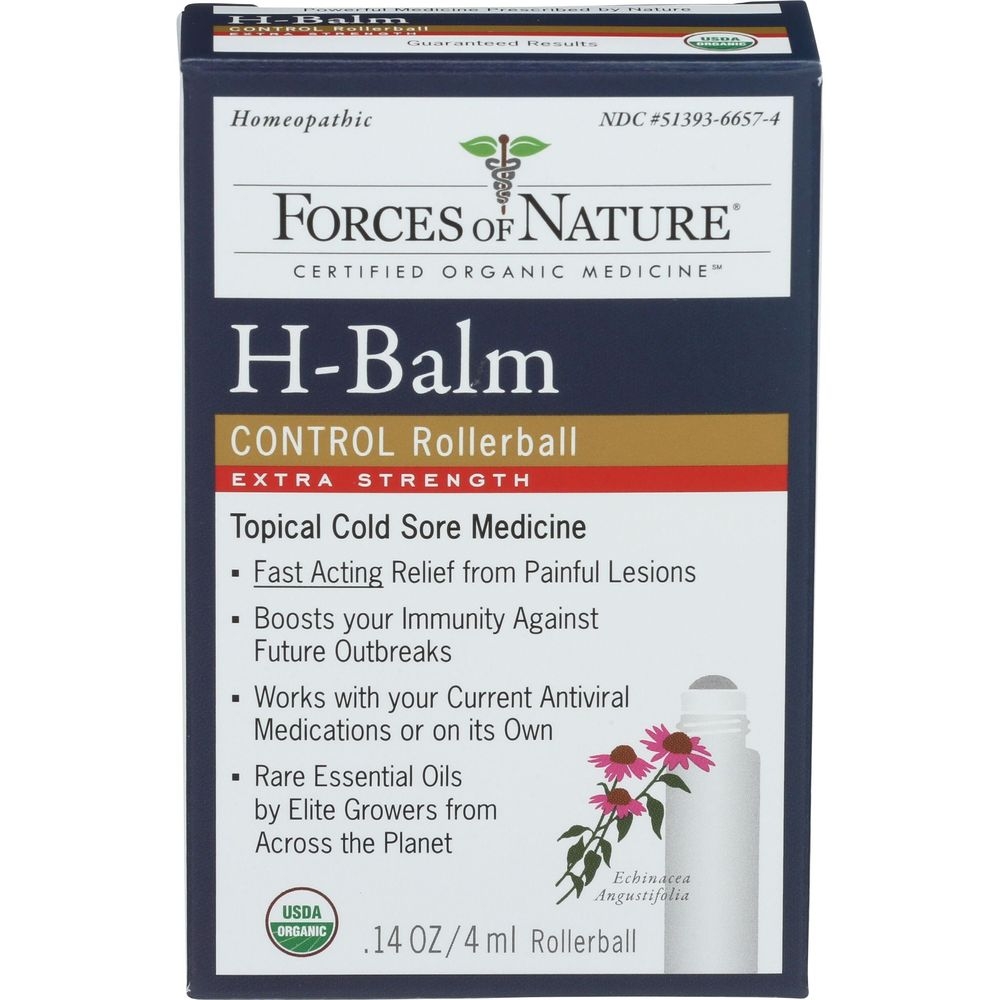 Forces Of Nature Organic H-Balm Topical Cold Core Medicine, 4 Milliliter
