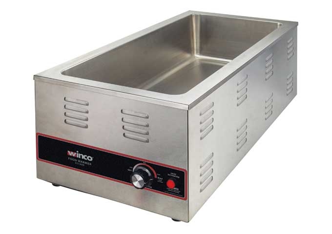Winco 120 Volt Electric Food Warmer, 14 5/8 x 29 3/4 x 10 5/8 inch -- 1 set
