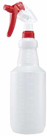 Winco Plastic Red Spray Bottle, 28 Ounce -- 50 per case