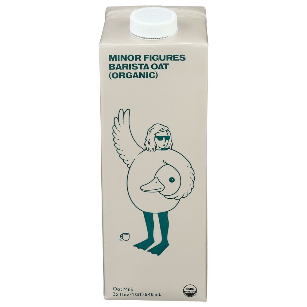 Minor Figures Organic Barista Oat Milk, 32 Fluid Ounce -- 6 per case