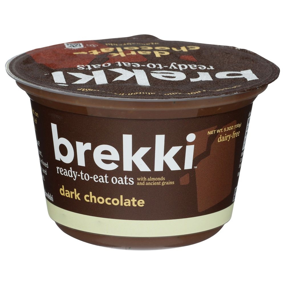 Brekki Overnight Oats with Dark Chocolate, 5.3 Ounce -- 8 per case