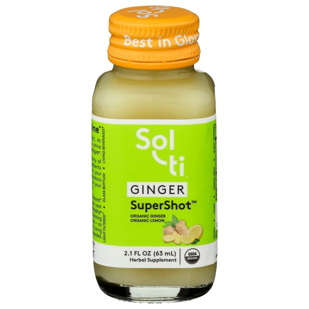 Sol Ti Organic Ginger Supershot, 2 Fluid Ounce -- 12 per case
