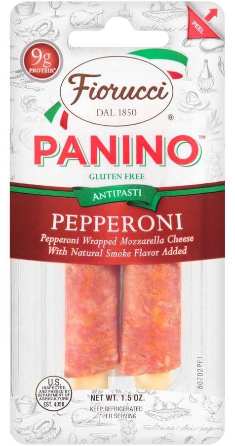 Fiorucci Pepperoni and Mozzarella Panino, 1.5 Ounce -- 16 per case