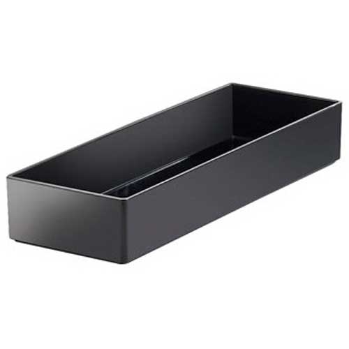Cal-Mil Black Melamine Box, 7 x 20 x 3 inch -- 2 per case