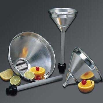 American Metalcraft Aluminum Funnel with Strainer, 2 Quart