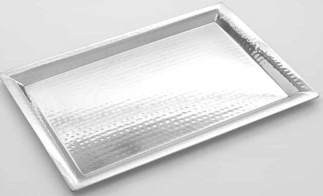 American Metalcraft Hammered Platter, 16 x 11 x 5 inch