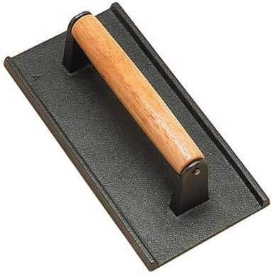 American Metalcraft Cast Iron Steak Weight, 5 x 9 inch