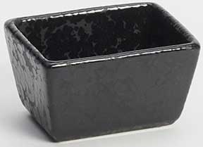 American Metalcraft Black Porcelain Sugar Packet Holder, 5 Ounce