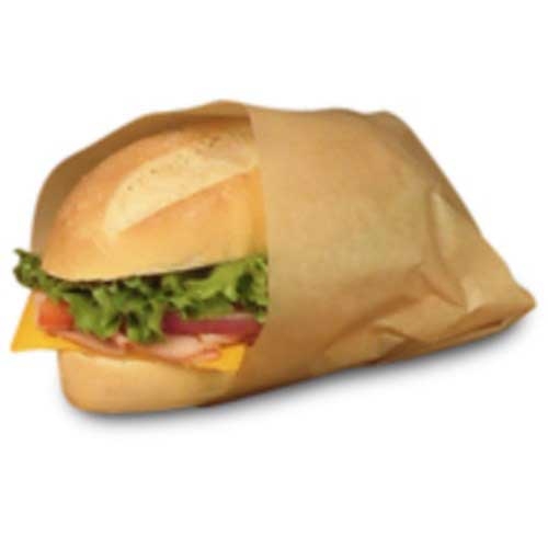 Ecocraft Grease Resistant Kraft Paper Natural Wrap and Liner, 14 x 14 inch -- 4000 per case