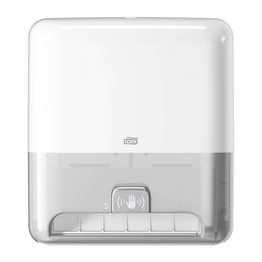 Tork Matic White Plastic Hand Towel Roll Dispenser, 14.5 x 13 x 8 inch