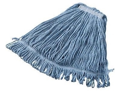 Rubbermaid Super Stitch Blue Blend Looped End Mop, 24 Ounce -- 6 per case.