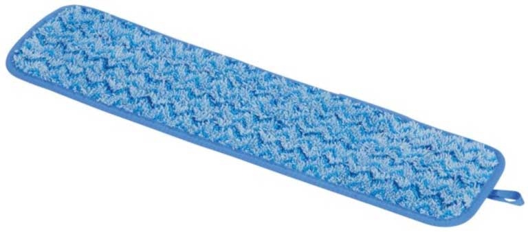 Rubbermaid HYGEN Blue Microfiber Wet Pad, 18 inch -- 12 per case
