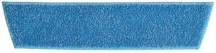 Rubbermaid Commercial Blue Light Commercial Microfiber Floor Wet Mop Pad, 18 inch Length -- 12 per case